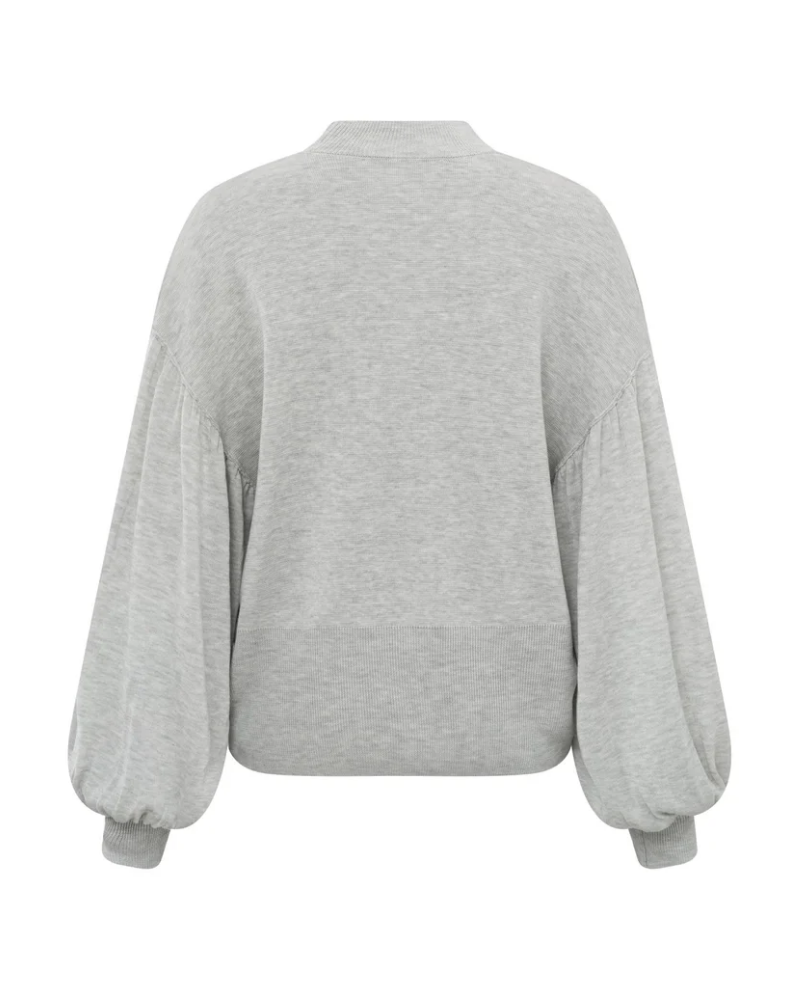 Yaya Sky Grey Long Sleeve Knit