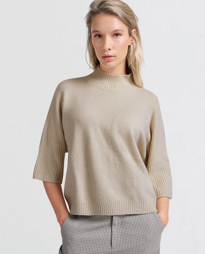 Yaya Pumice Stone Beige Turtle Knit