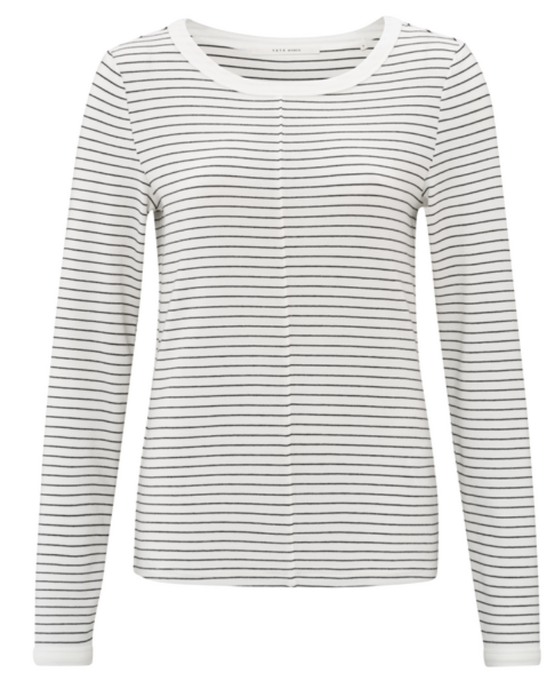 Yaya Blanc Stripe T-Shirt