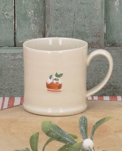 Xmas Plum Pudding Mini Mug