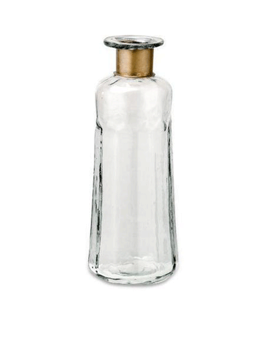 Nkuku Chara Hammered Glass Bottle