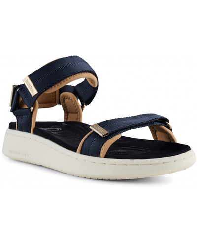 Woden Line Navy Sandals