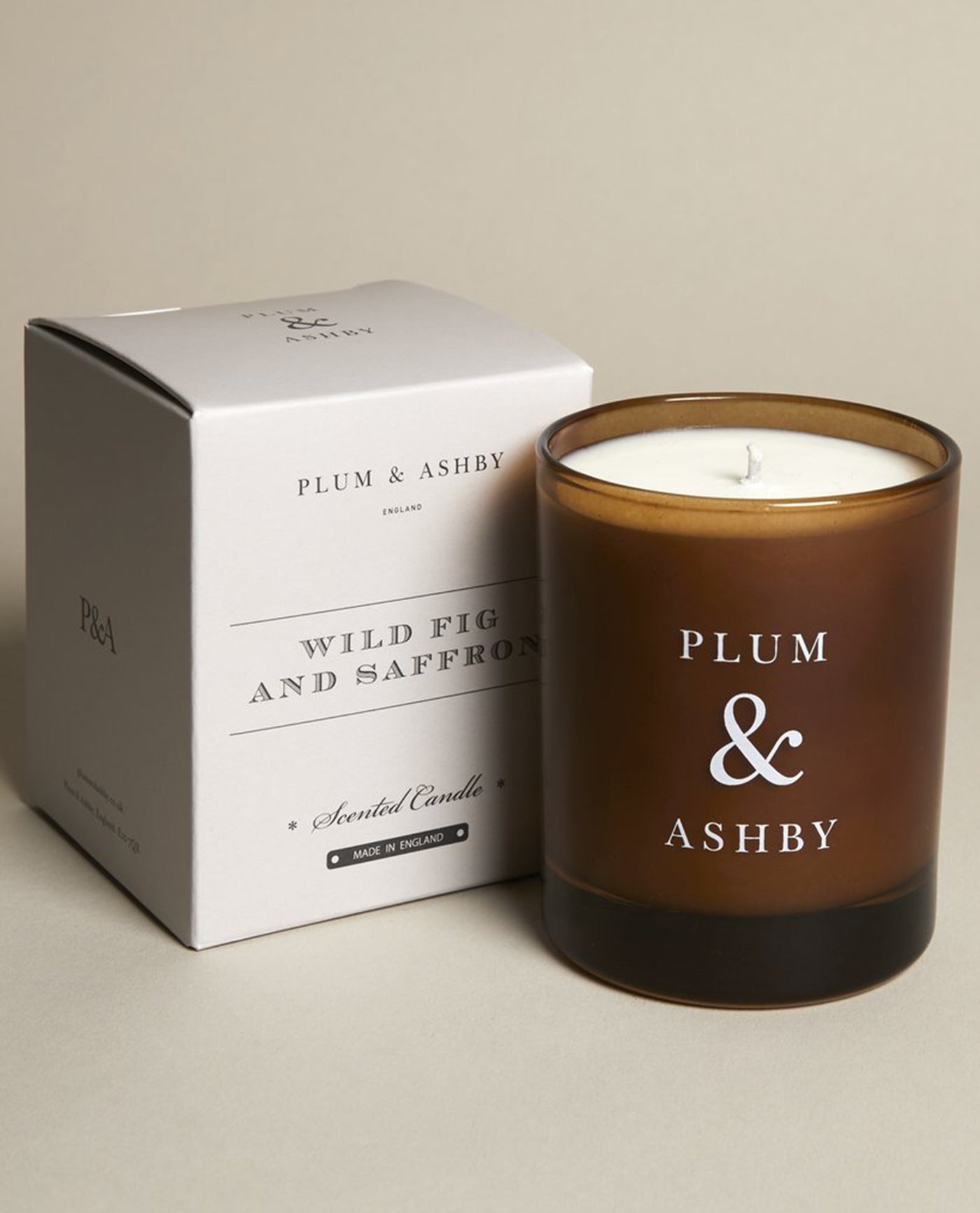 Plum and Ashby Wild Fig and Saffron Scented Candle