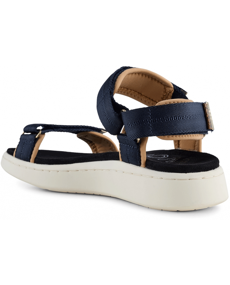 Woden Line Navy Sandals